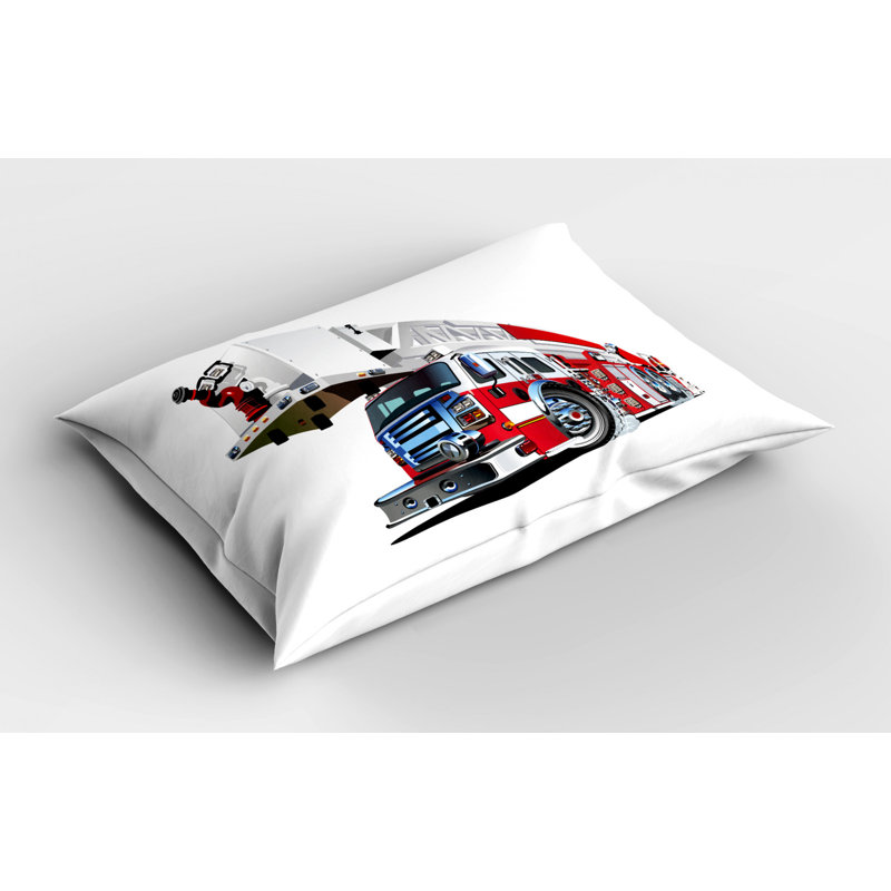 Truck Polyester Sham Set, Twin