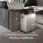 Totti Steel Step On Kitchen Trash Can - 8 Gallons