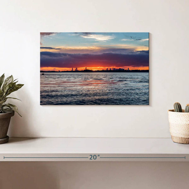 Gillard Boston Sunset, 8" H x 12" W