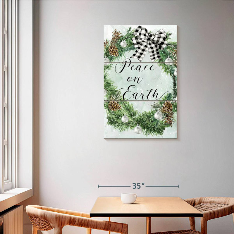 Couronne Tergel Peace On Earth, H 57 po x l 36 po