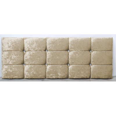 Dye Upholstered Velvet Headboard