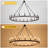 Yeraldine Light Lagre Dimmable Wagon Wheel Chandelier Farmhouse Round Vintage Candle Style Light for Living Room, Foyer, Entryway-1066689250-1048488497