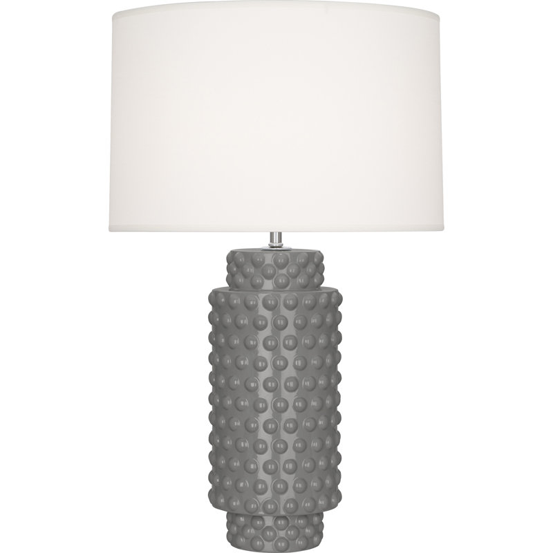 Dolly Table Lamp, 21.5" H x 15" W x 15" D, Egg Blue