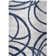 Tapis gris clair / bleu marine Cottone