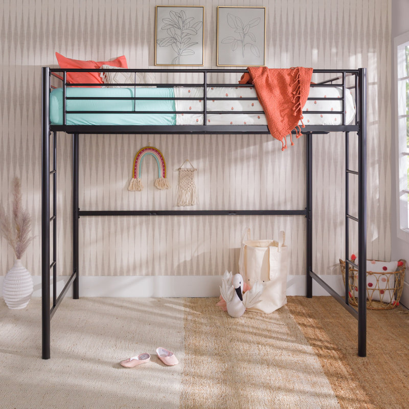 Elita Kids Full Loft Bed, Black