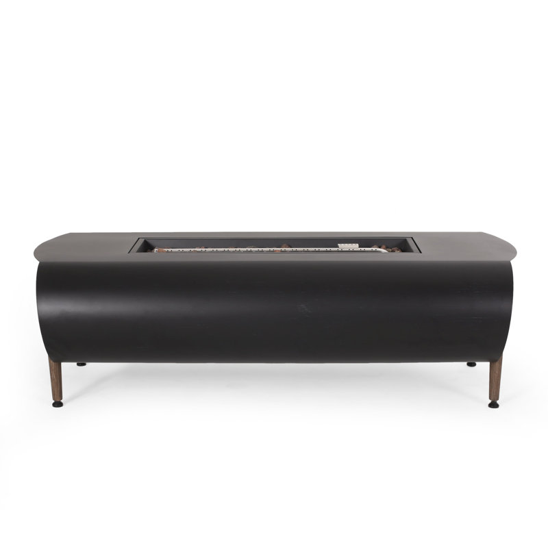 Table de foyer d'extérieur rectangulaire 50 000 BTU