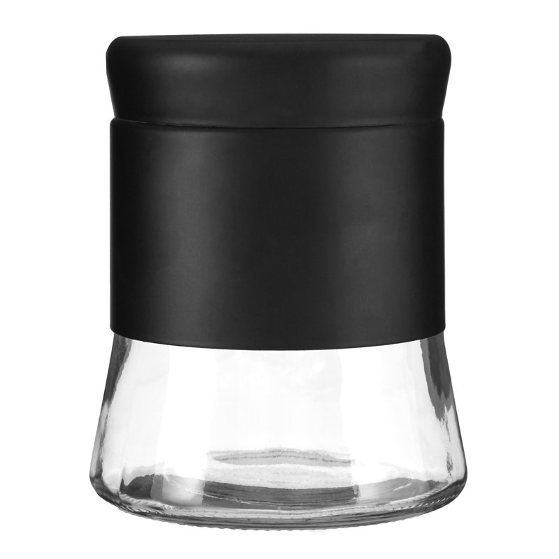 Glass Jar, Black