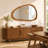 Solid Wood Asymmetrical Accent Mirror-1112668568-1112668575