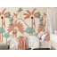 Papier peint vert jungle Playful Monkey Palm-1486412456