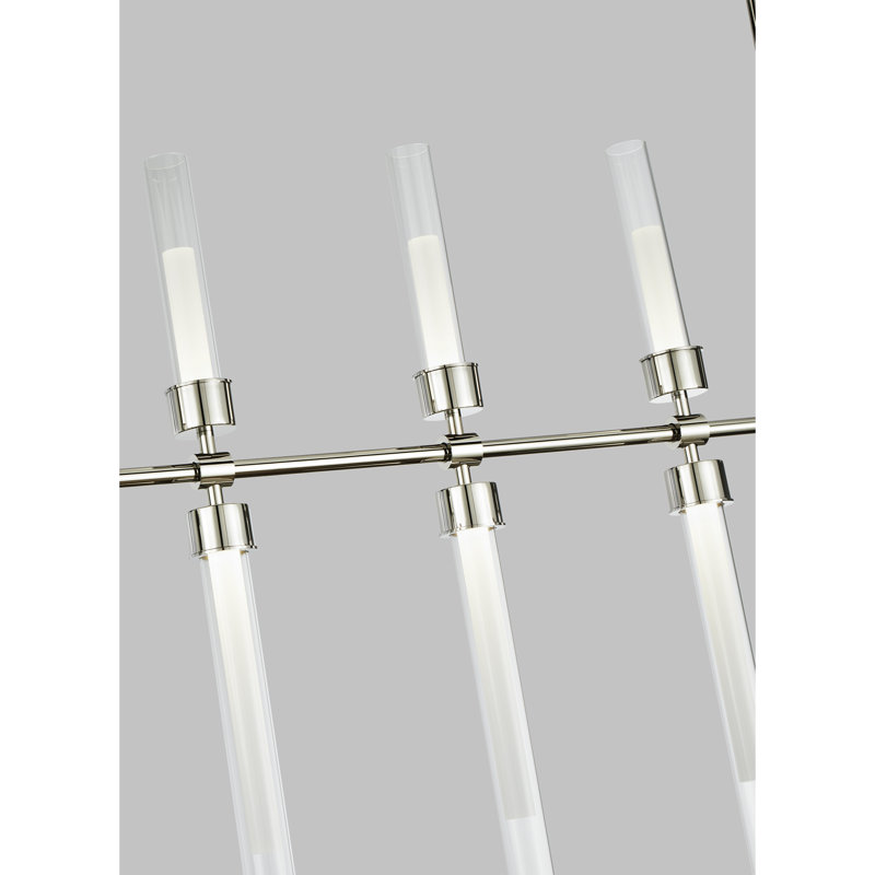Linger 5 - Light LED Pendant, Polished Nickel