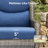 Outdoor Patio Sofa Set (3Pcs) With High-Back Design 5 " Thickened Cushions, Sofa Footstool, Patio Set, All-Weather Wicker Patio Furniture Set, Suitable For Balconies And Patios-2088936639-2088936625-2088936626
