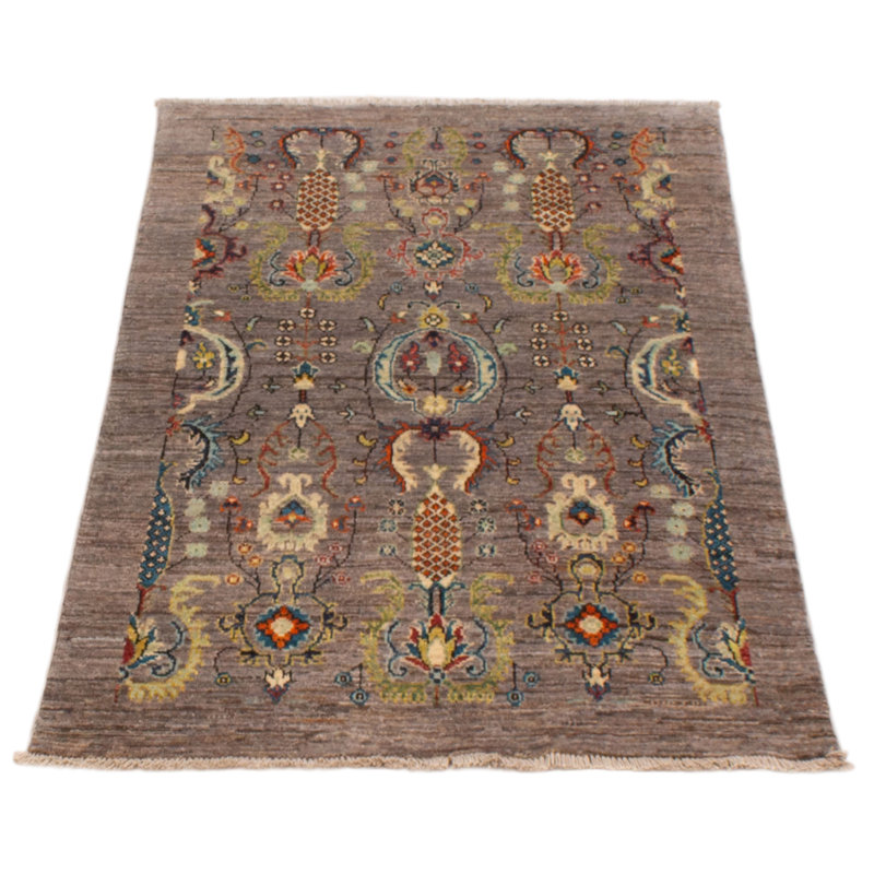 Tapis unique en laine nouvel âge 3 pi 2 po x 4 pi 11 po Zandile