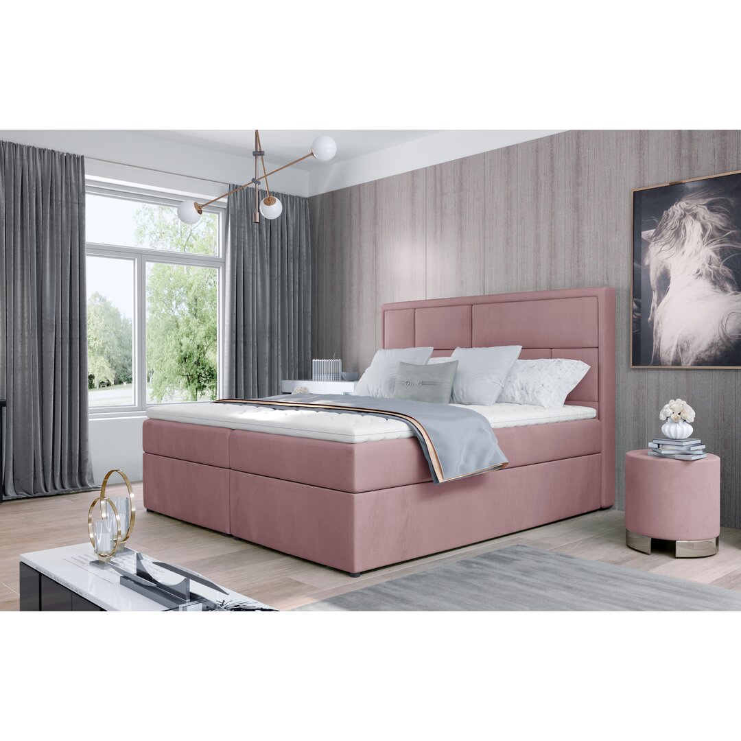 Boxspringbett Matus mit Topper