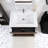 30'' Wall-Mounted Single Bathroom Vanity With Integrated Resin Top-1377583696