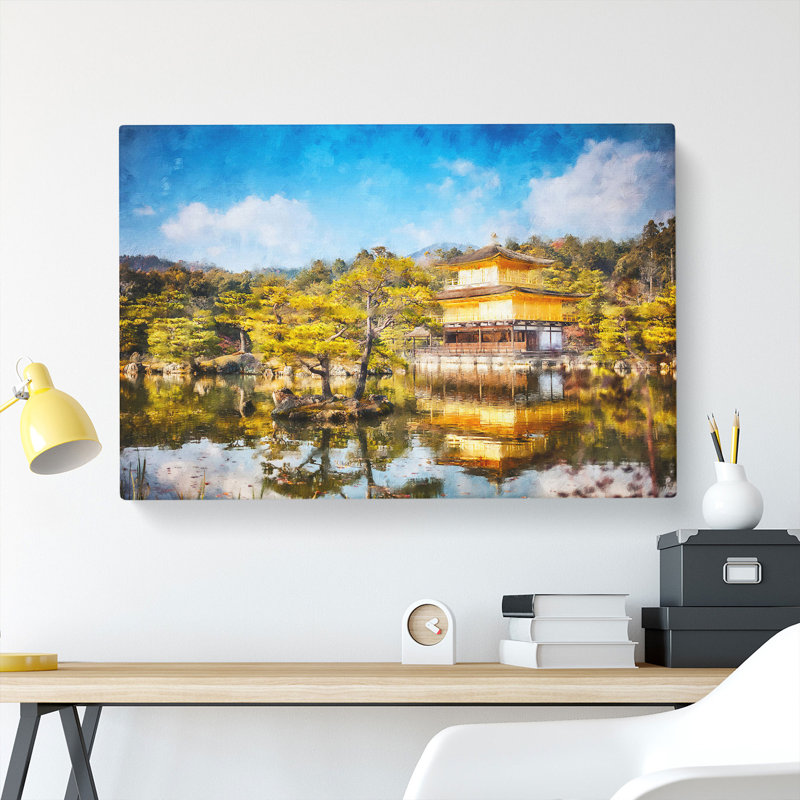 Pagoda In Kyoto- Shi Japan - Wrapped Canvas, 50cm H x 76cm W x 3cm D