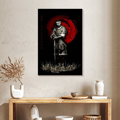 Mait Samurai Sepia Standing Posing Warrior