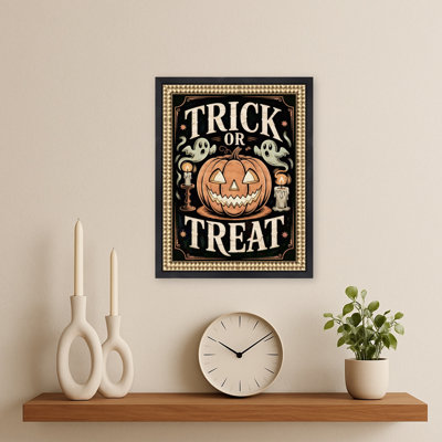 Reproduction d'art mural sur toile encadrée «Trick or orate» par Andreas Magnusson