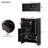 Multi-Functional Tipping Bucket Shoe Cabinet with Wall Cabinet, Space-saving Design Foyer Cabinet with 2 Flip Drawers-1469684036