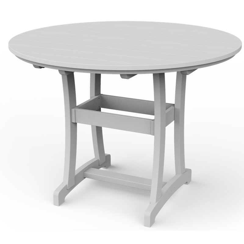 Table de bar Stella, Blanc, H 54 po x l 54 po x P 54 po