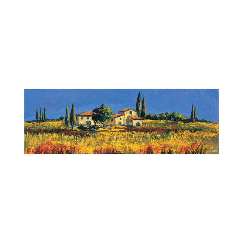 Campagna Toscana by Daniela Corallo - Wrapped Canvas Panoramic Print, 30.48cm H x 30.48cm W