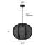 1 - Light Matte Black Pendant