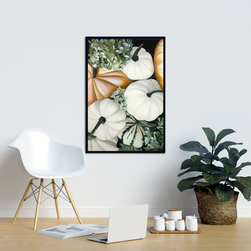 Fall Pumpkins Print On Canvas