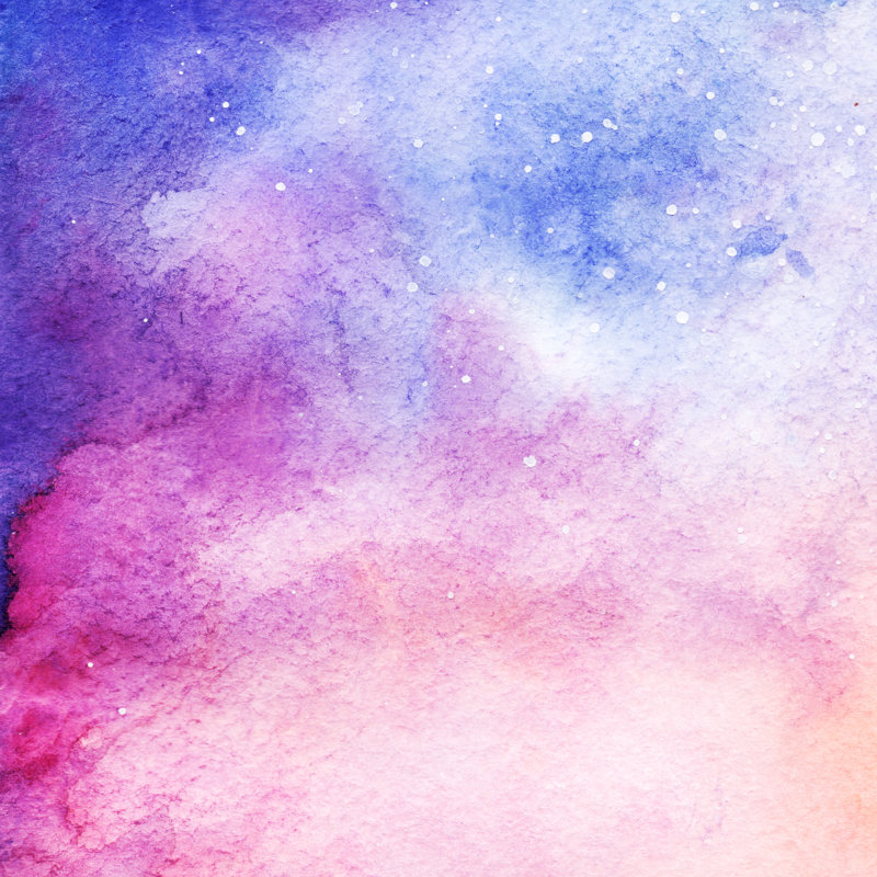 Colorful Starry Space - Wrapped Canvas Painting, 30cm H x 30cm W x 3.8cm D