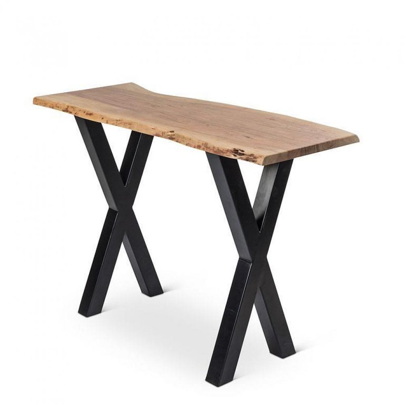 Carmelin Solid Wood Top Console Table, 30" H x 16" W x 43" D