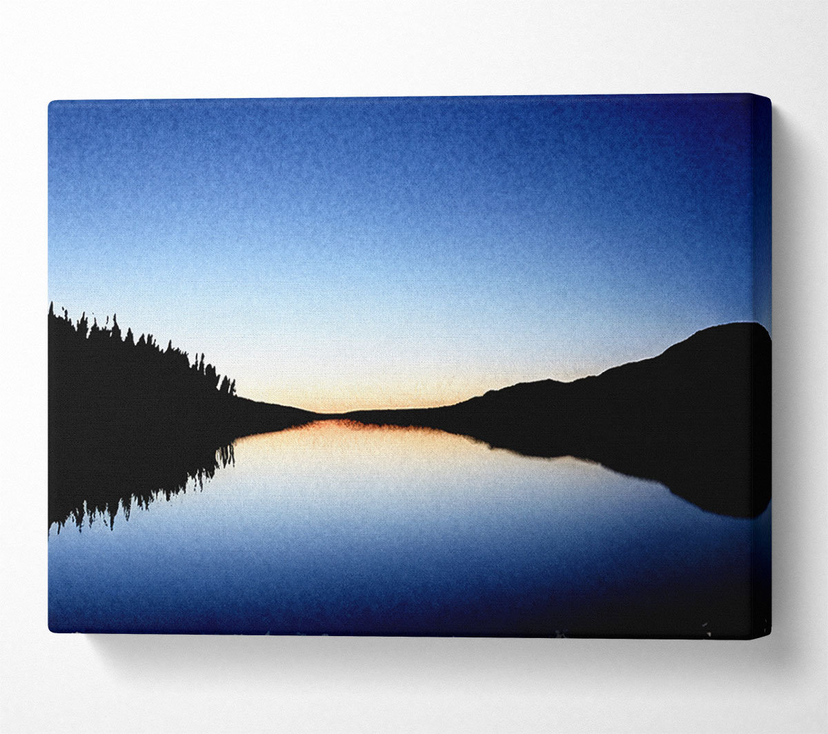 Alpen Home Blue Lake Reflections - Wrapped Canvas Art Prints | Wayfair ...