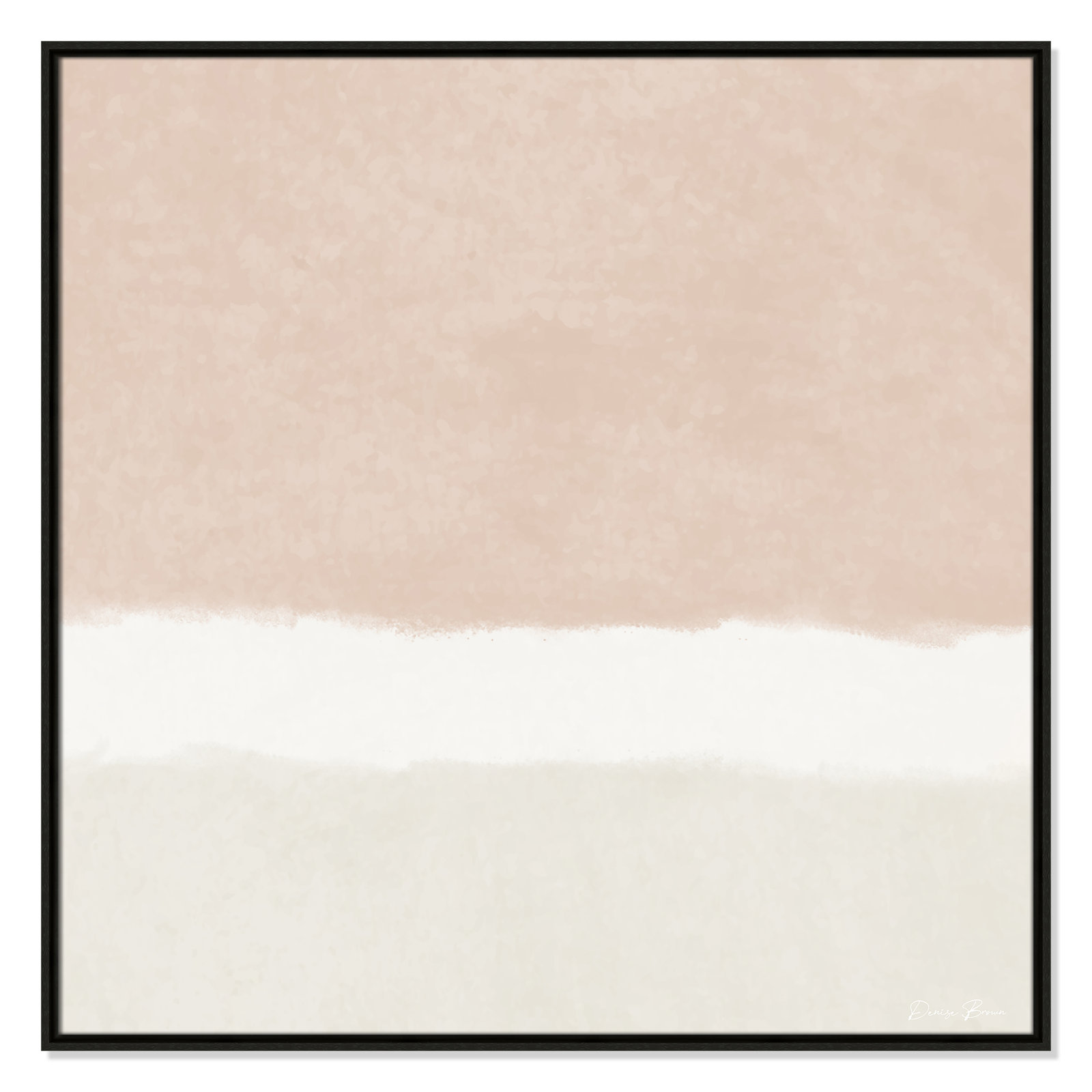 Willadeene "Slate 2" Print, 37.5" H x 37.5" W, Espresso Framed