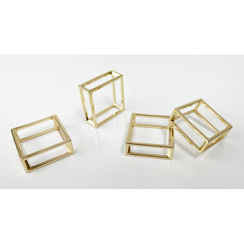 Metal Napkin Ring, Gold