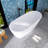 59.1'' x 28.7'' Freestanding Soaking Acrylic Bathtub