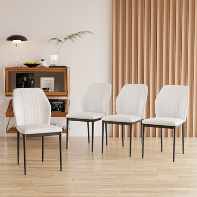 Caldanagh Upholstered Dining Chair（set of 4）