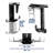 Mount-It! Anti-Theft CPU Holder Desk Mount, Adjustable Under Desk Computer Mount with Sliding Track
