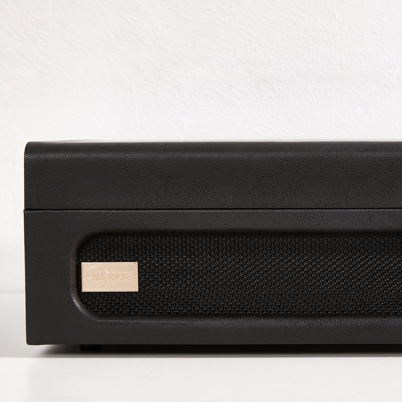 Coryphaeus Black and Green 3-Speed Bluetooth Vinyl Record Player