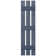 Three Batten, Three Board Open Vinyl Shutters Pair