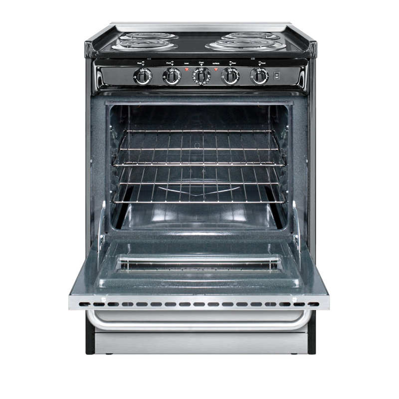 Summit Appliance 24" 2.9 Cubic Feet Electric Free Standing Range