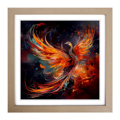 Phoenix Abstract - Framed Print