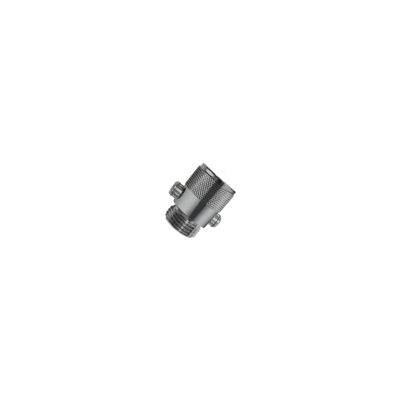 Trickle Adaptor, Polished Black Chrome