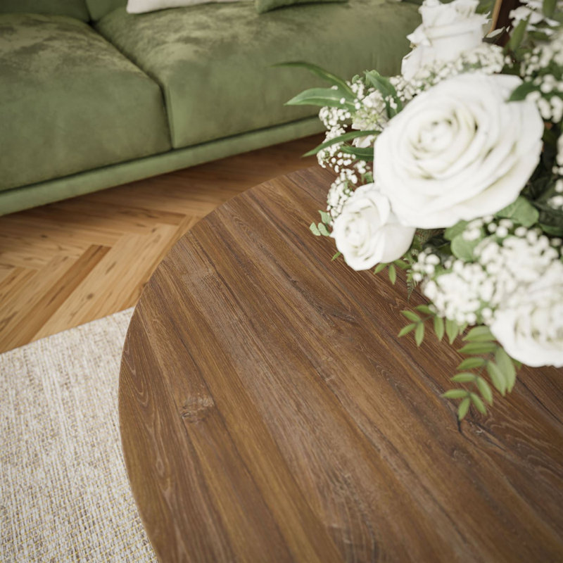 Atnip coffee table, Stirling Oak, White