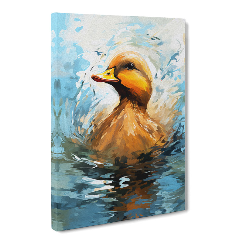 Duck Gestural - Print, 50cm H x 35cm W x 3cm D