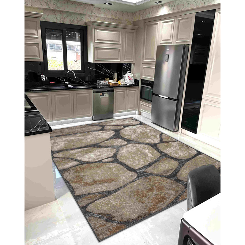 Tapis Goudy 9909 - Gris, Tapis de couloir 2 pi 8 po x 11 pi 10 po
