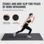 25 PCS 0.56" Thick Gym Floor Mats, 24" x 24" EVA Foam & Rubber Top Interlocking Workout Floor Mats