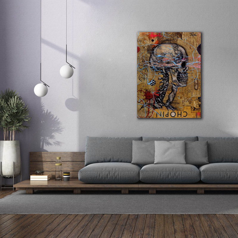 "Epop Graffiti" Chopins Ghost "par Loui Jover, art mural sur toile