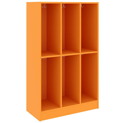 Triple Wide Six Compartment Classroom Cabinet Locker