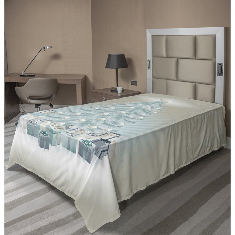 Microfiber No Pattern And Not Solid Color Flat Sheet, Twin XL