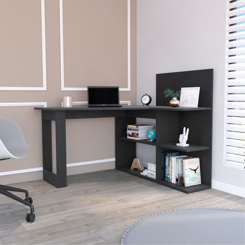 Bureau d'ordinateur Mohave, bureau, noir