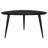 Xander Black Triangular Solid Wood Coffee Table
