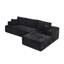 Canapé modulaire en L à compression avec porte-gobelets et poches latérales-1407934454-1407934459