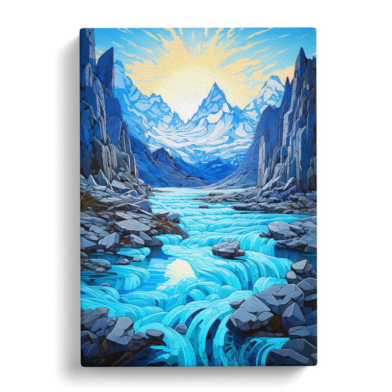 Glacier Baroque - Print, 50cm H x 35cm W x 3cm D